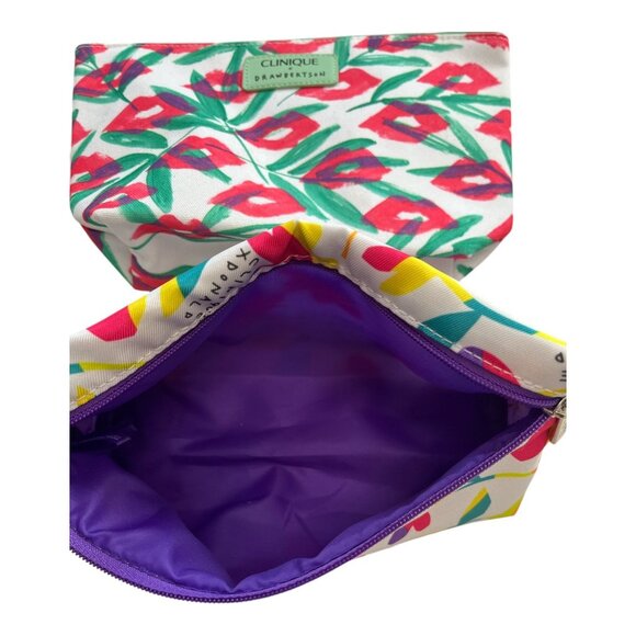 Clinique x Donald Robertson Limited Edition Makeup Bags – Set of 2 - Picture 4 of 4